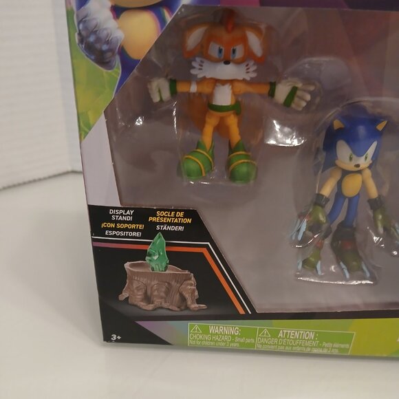 Sonic Prime Netflix Boscage Maze Tails Knuckles 2.5" Figures Jakks Pacific Sega - Picture 3 of 9
